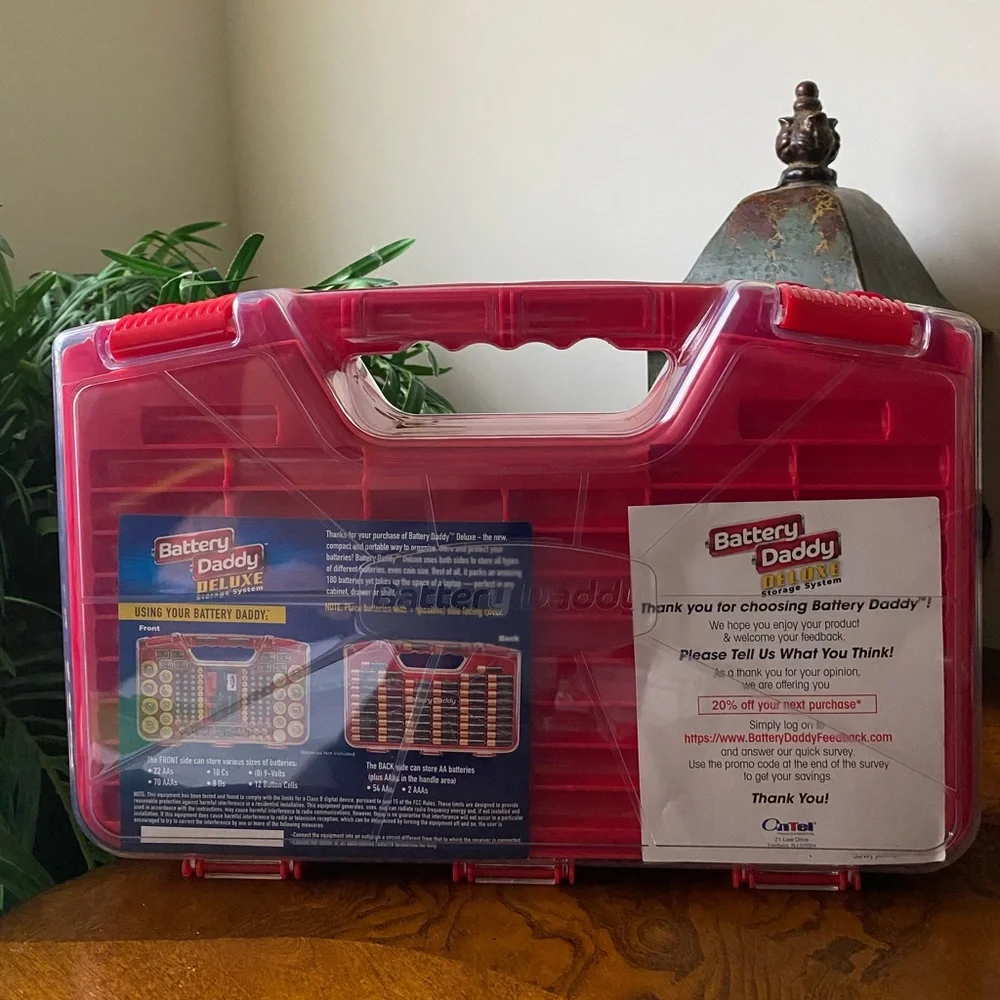 Battery Daddy Battery Organizer and Storage Case